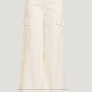 Mother cargo white/cream jeans